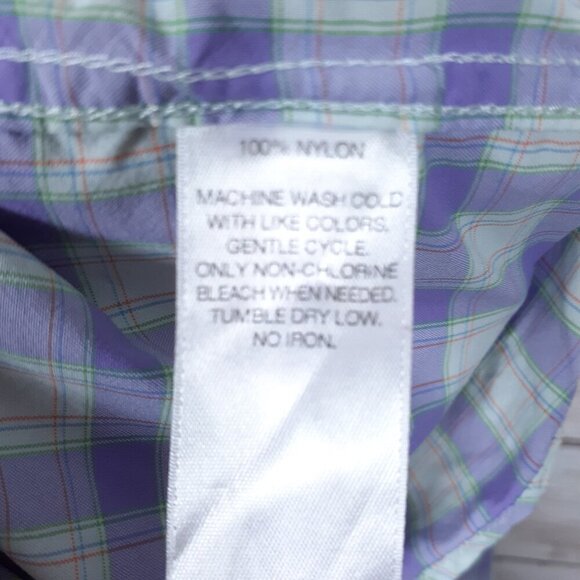 Vineyard Vines Mens Murray Shirt XS Button Down Purple Plaid 424 - Picture 4 of 5